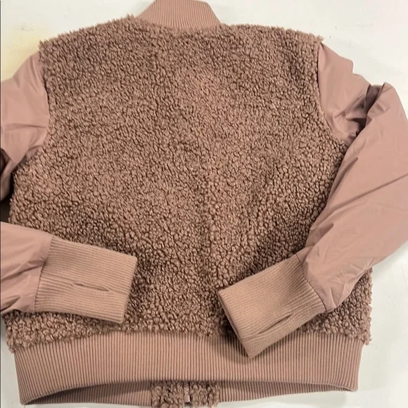 UpWest Pink Sherpa bomber Jacket new no tags UW1 - Picture 5 of 7